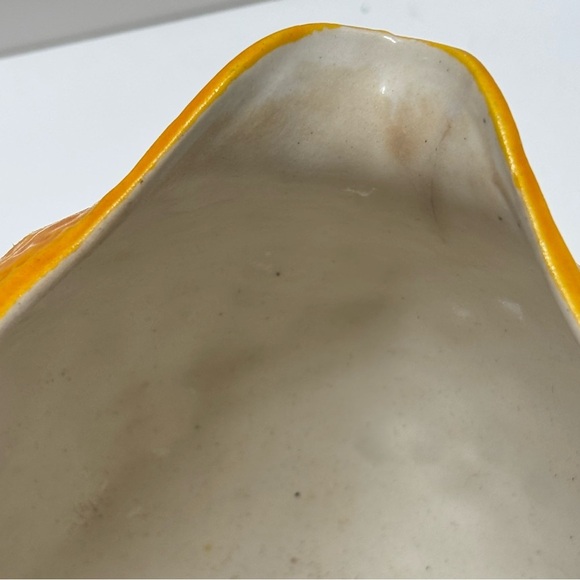 Maruhon Ware vintage ceramic orange shaped creamer or pitcher; made in Japan - Picture 9 of 9